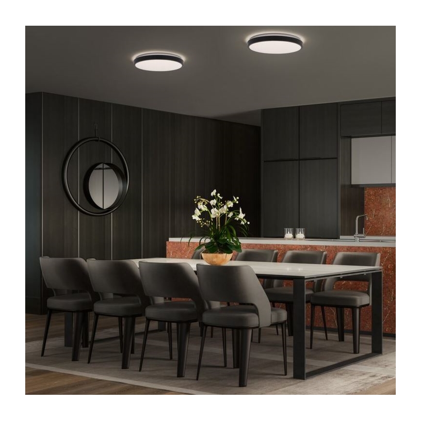 Ledvance - Φωτιστικό οροφής LED ORBIS LONDON LED/24W/230V μαύρο
