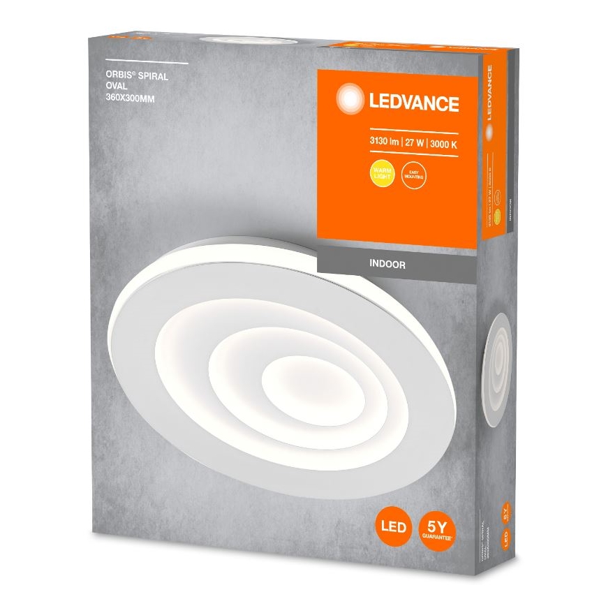 Ledvance - Φωτιστικό οροφής LED ORBIS SPIRAL LED/27W/230V