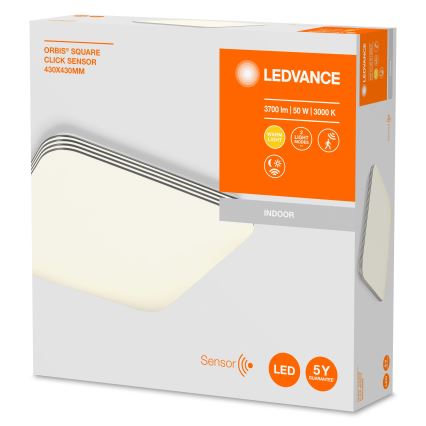 Ledvance - Φωτιστικό οροφής LED με αισθητήρα ORBIS LED/50W/230V 3000K