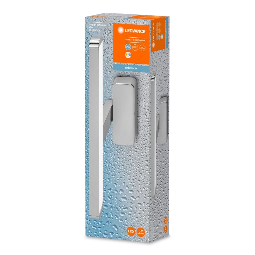Ledvance - Φωτισμός καθρέφτη μπάνιου LED DISC BAR LED/7W/230V 3000/4000K IP44