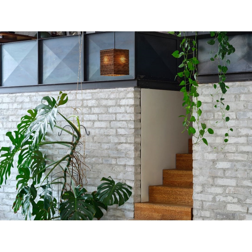 Ledvance - Κρεμαστό φωτιστικό οροφής DECOR CARDBOARD 1xE27/15W/230V 25x25 cm