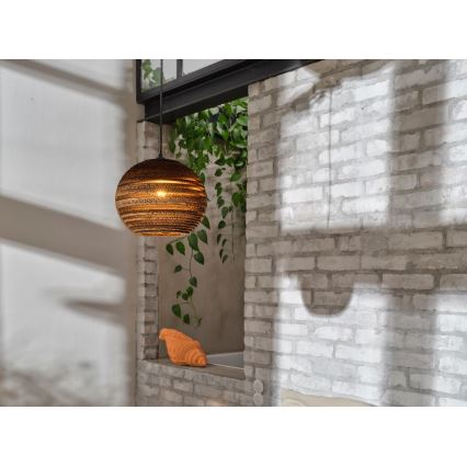 Ledvance - Κρεμαστό φωτιστικό οροφής DECOR CARDBOARD 1xE27/15W/230V διάμετρος 26 cm