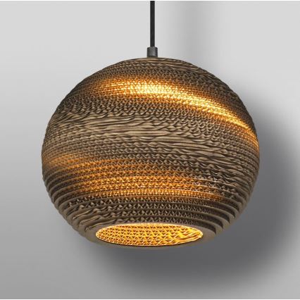 Ledvance - Κρεμαστό φωτιστικό οροφής DECOR CARDBOARD 1xE27/15W/230V διάμετρος 26 cm