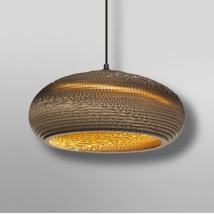 Ledvance - Κρεμαστό φωτιστικό οροφής DECOR CARDBOARD 1xE27/15W/230V διάμετρος 40 cm