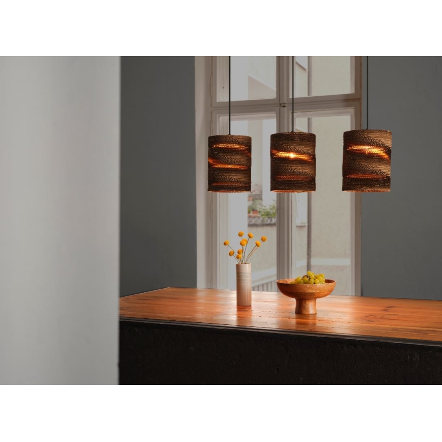 Ledvance - Κρεμαστό φωτιστικό οροφής DECOR CARDBOARD 3xE27/15W/230V