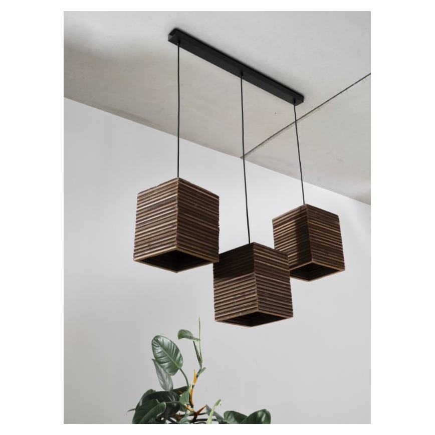 Ledvance - Κρεμαστό φωτιστικό οροφής DECOR CARDBOARD 3xE27/15W/230V