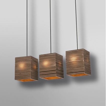 Ledvance - Κρεμαστό φωτιστικό οροφής DECOR CARDBOARD 3xE27/15W/230V