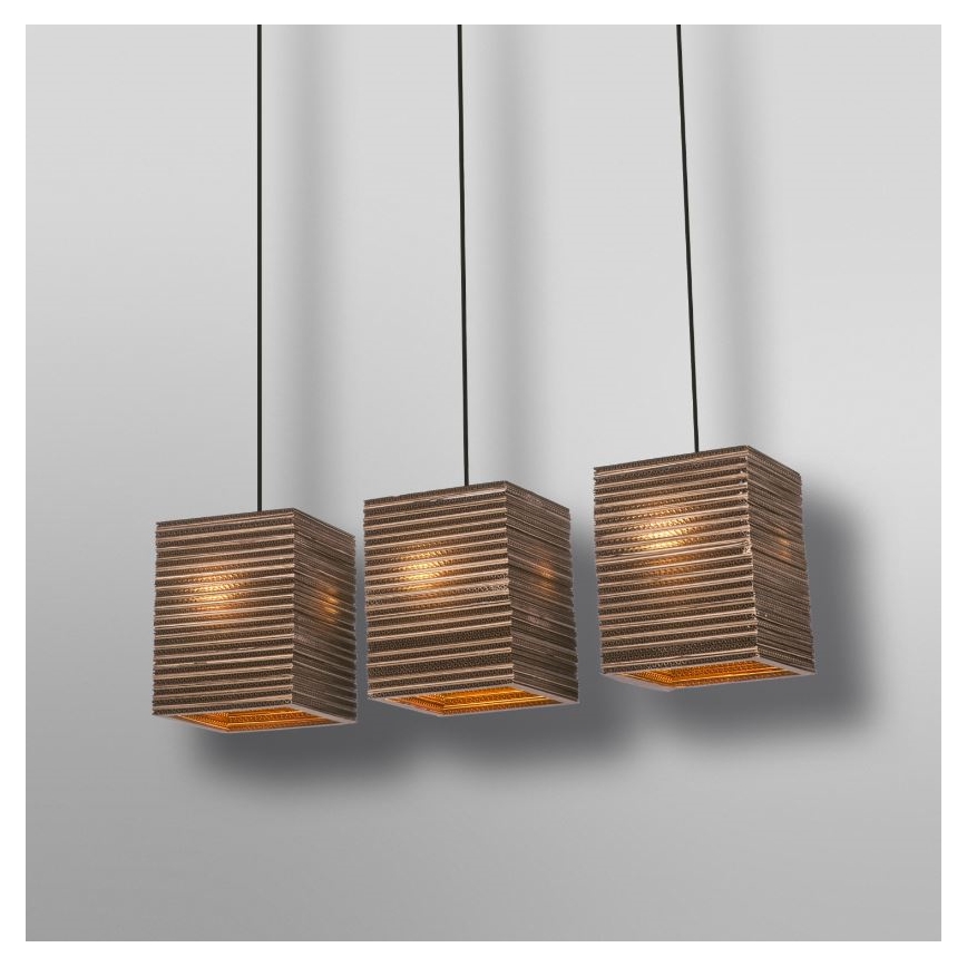 Ledvance - Κρεμαστό φωτιστικό οροφής DECOR CARDBOARD 3xE27/15W/230V