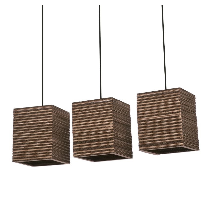 Ledvance - Κρεμαστό φωτιστικό οροφής DECOR CARDBOARD 3xE27/15W/230V