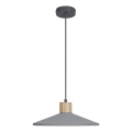 Ledvance - Κρεμαστό φωτιστικό οροφής DECOR CONCRETE 1xE27/15W/230V διάμετρος 32 cm τσιμέντο γκρι
