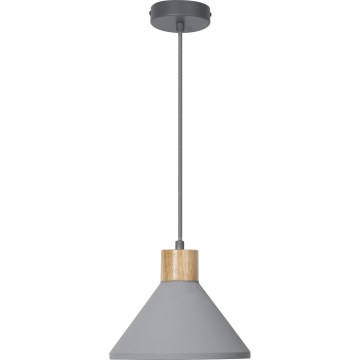 Ledvance - Κρεμαστό φωτιστικό οροφής DECOR CONCRETE 1xE27/15W/230V διάμετρος 22 cm τσιμέντο γκρι