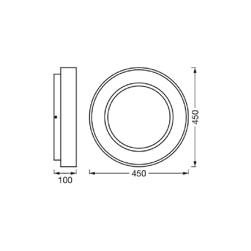 Ledvance-LED Ρυθμιζόμενο φωτιστικό οροφής SUN@HOME CIRCULAR LED/18,5W/230V Wi-Fi
