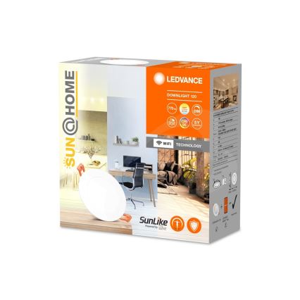 Ledvance - LED Ρυθμιζόμενο φωτιστικό οροφής SUN@HOME LED/8W/230V 2200-5000K CRI 95 Wi-Fi