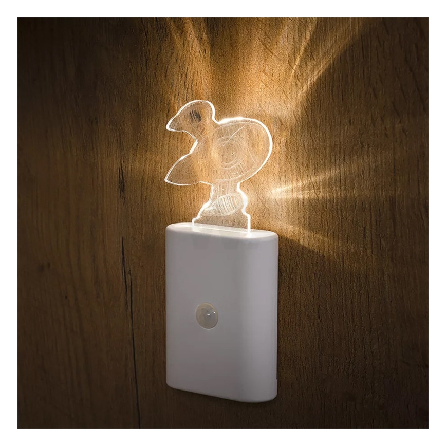 Ledvance - LED Children's orientation φωστικό με αισθητήρα NIGHTLUX LED/0,2W/4,5V 3000K