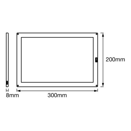 Ledvance - LED Dimmable φωτιστικό για κάτω από το ντουλάπι με αισθητήρα CABINET LED/14W/230V