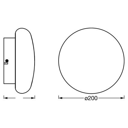 Ledvance - LED Dimmable φωτιστικό μπάνιου SMART+ AQUA LED/12W/230V 3000-6500K IP44 Wi-Fi