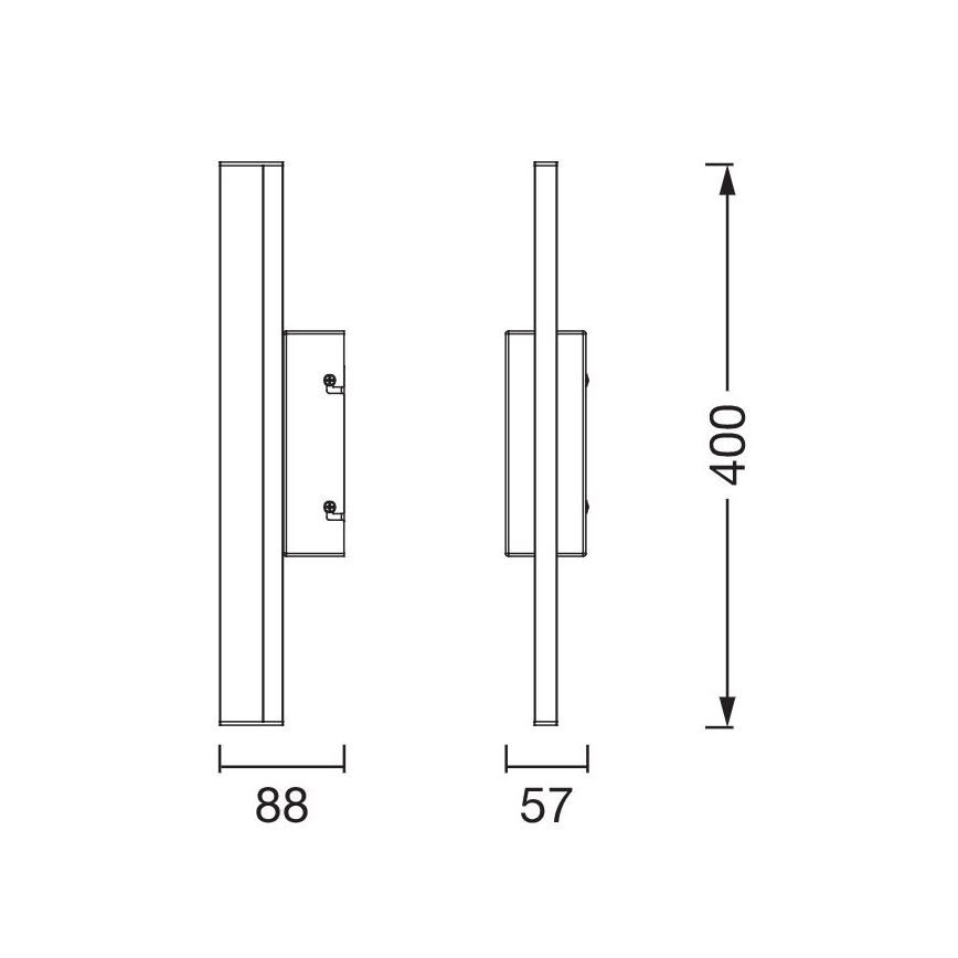 Ledvance - Φωτισμός καθρέφτη αφής LED Dimmable ORBIS MIRROR LED/6,8W/230V 40 cm 3000/4000K IP44