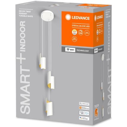 Ledvance - LED Dimmable κρεμαστό φωτιστικό οροφής SMART+ DECOR 3xLED/8W/230V λευκό Wi-Fi