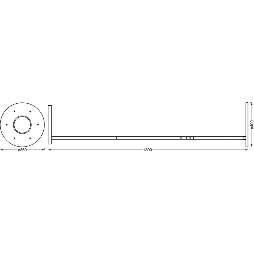 Ledvance - LED Dimmable επιδαπέδια λάμπα SUN@HOME LED/36W/230V 2200-5000K CRI 95 Wi-Fi
