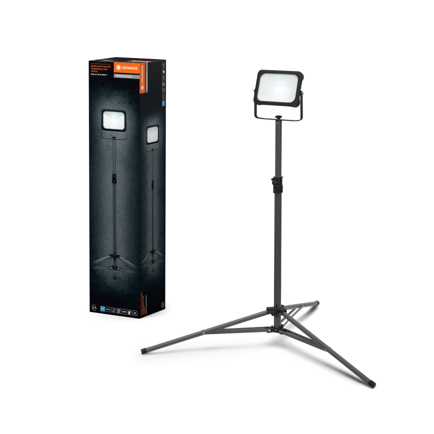 Ledvance- LED Dimmable προβολέας με βάση WORKLIGHT TRIPOD LED/20W/3,7V IP54