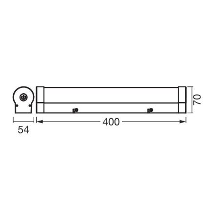 Ledvance - LED φωτισμός ντιμαριζόμενος αφής  ORBIS TUBE LED/9W/230V 40 cm 3000/4000K IP44