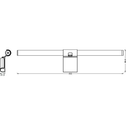 Ledvance - LED Dimmable φωτισμός οθόνης SUN@HOME LED/2,5W/5V 2200-5000K CRI 95 Wi-Fi