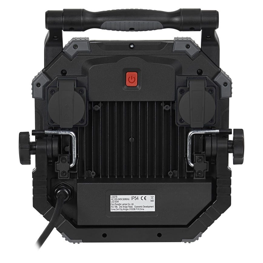 Ledvance - LED Dimmable φωτιστικό εργασίας με 2 πρίζες WORKLIGHT VALUE LED/60W/230V IP54