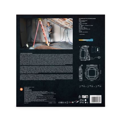 Ledvance - LED Dimmable φωτιστικό εργασίας με 2 πρίζες WORKLIGHT VALUE LED/60W/230V IP54