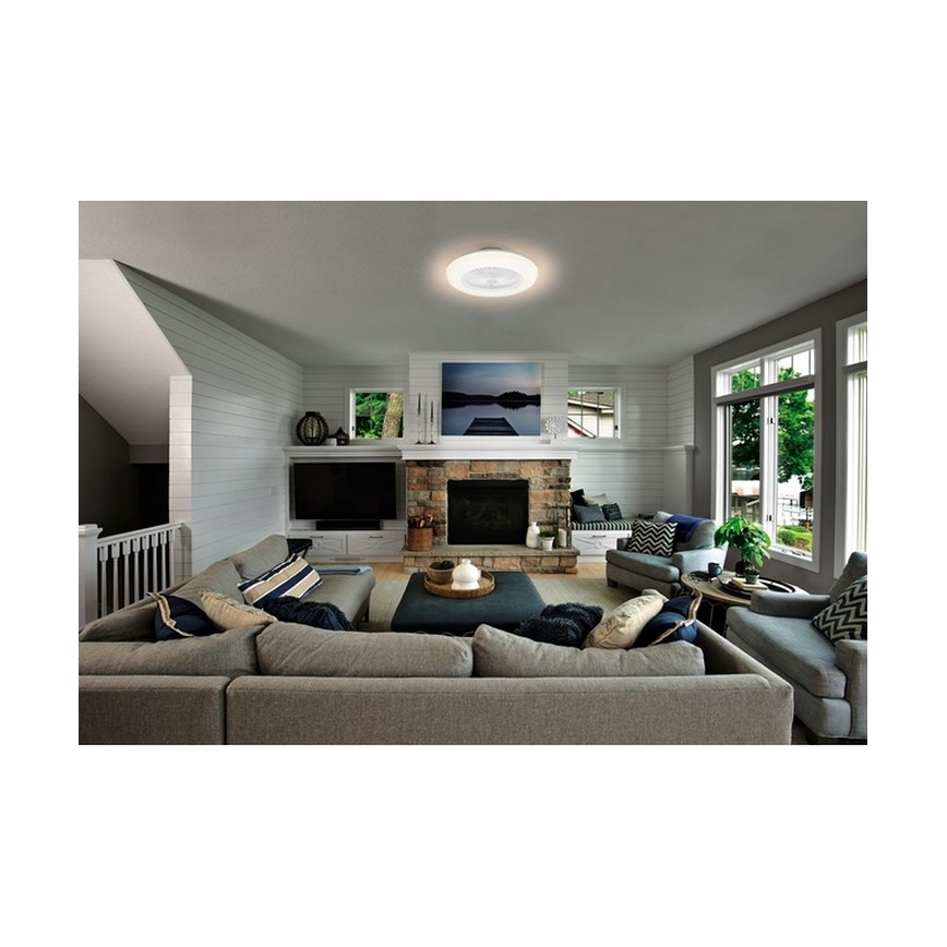 Ledvance - Φωτιστικό οροφής LED Dimmable με ανεμιστήρα SMART+ LED/35W/230V Wi-Fi 3000-6500K + τηλεχειριστήριο