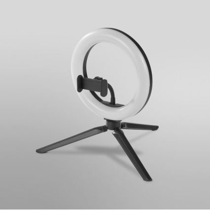 Ledvance - LED Dimmable  Επιτραπέζιο φωτιστικό με τρίποδα και βάση στήριξης κινητού για vlogging LED/5,5W/USB 3000/4000/6500K