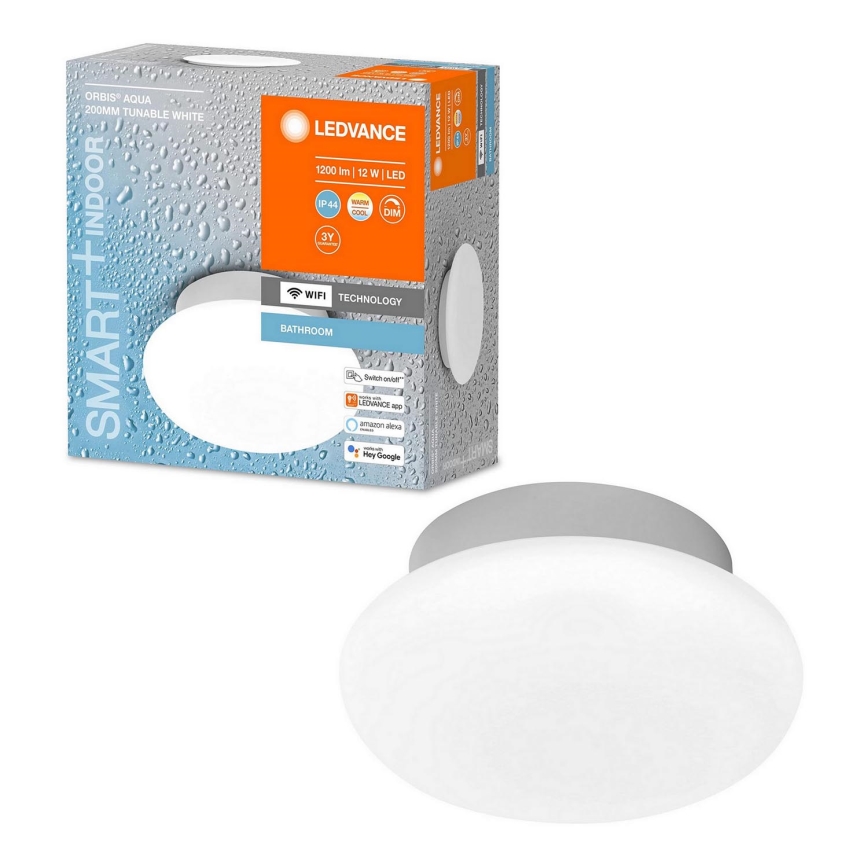 Ledvance - LED Dimmable φωτιστικό μπάνιου SMART+ AQUA LED/12W/230V 3000-6500K IP44 Wi-Fi