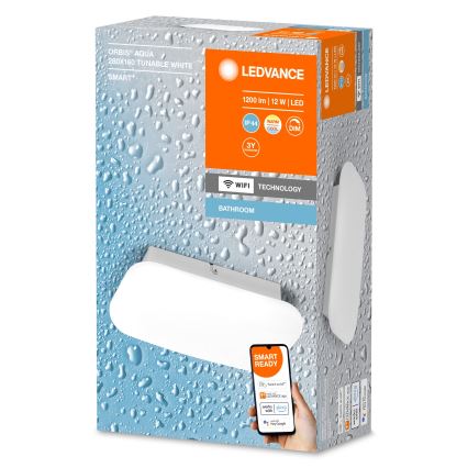 Ledvance - LED Dimmable φωτιστικό μπάνιου SMART+ AQUA LED/12W/230V 3000-6500K IP44 Wi-Fi