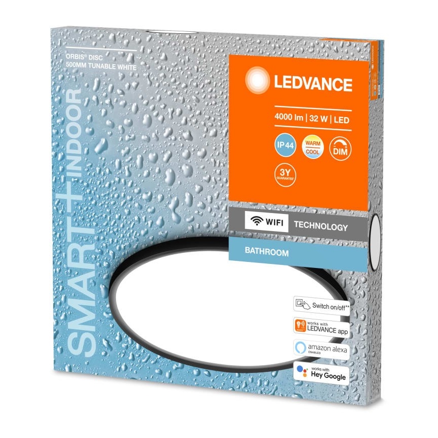 Ledvance - LED Dimmable φωτιστικό οροφής μπάνιου SMART+ DISC LED/32W/230V 3000-6500K Wi-Fi IP44