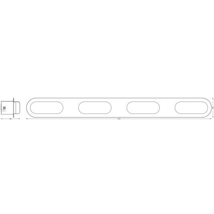 Ledvance - LED Dimmable φωτιστικό μπάνιου SMART+ DUPLO LED/27W/230V 3000-6500K Wi-Fi IP44