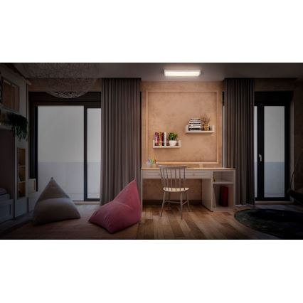 Ledvance - LED Dimmable φωτιστικό οροφής OFFICE LINE LED/20W/230V 60 cm + τηλεχειριστήριο