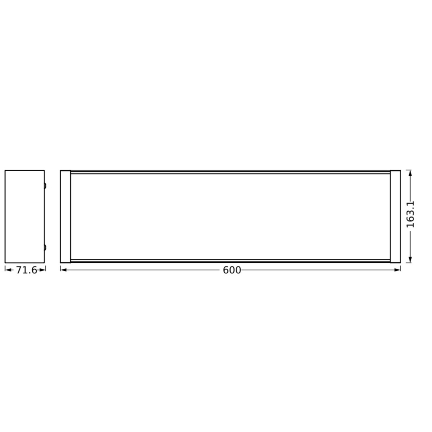 Ledvance - LED Dimmable φωτιστικό οροφής OFFICE LINE LED/20W/230V 60 cm + τηλεχειριστήριο