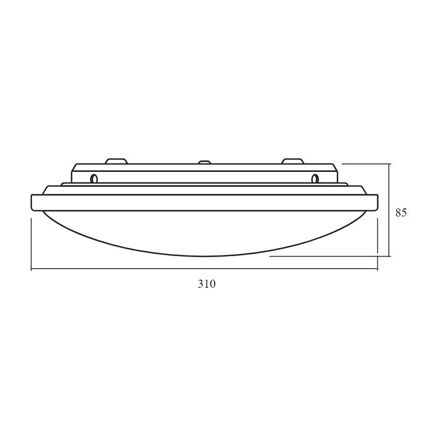 Ledvance - LED Dimmable φωτιστικό οροφής ORBIS LED/17W/230V 2700-6500 + τηλεχειριστήριο