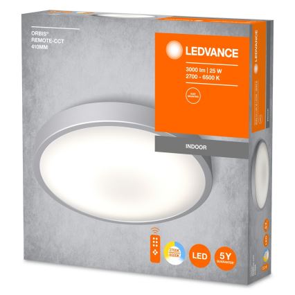 Ledvance - LED Dimmable φωτιστικό οροφής ORBIS LED/25W/230V 2700-6500K + τηλεχειριστήριο