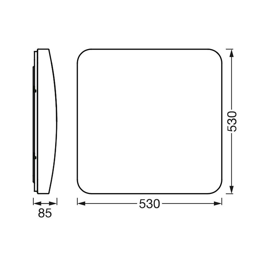 Ledvance - LED Dimmable φωτιστικό οροφής SMART+ CLEAM LED/42W/230V 300-6500K Wi-Fi