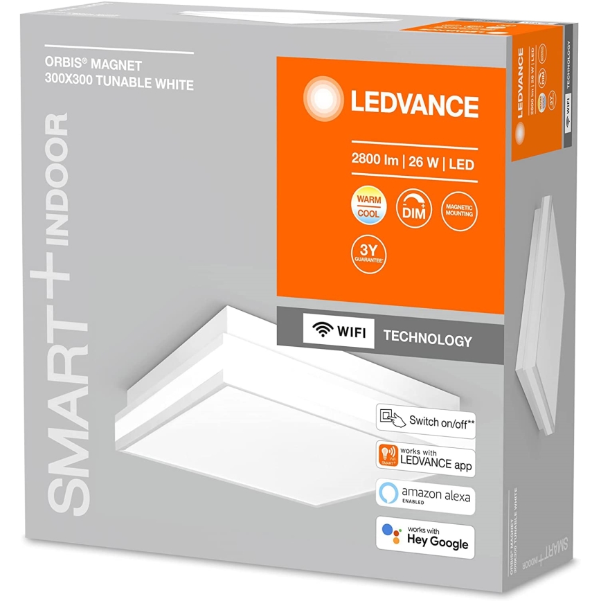 Ledvance - LED Dimmable φωτιστικό οροφής SMART+ MAGNET LED/26W/230V 3000-6500K Wi-Fi
