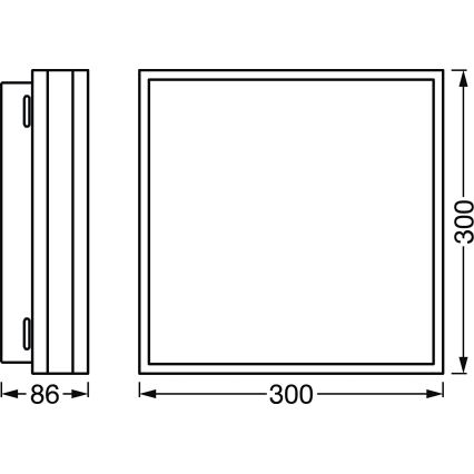 Ledvance - LED Dimmable φωτιστικό οροφής SMART+ MAGNET LED/26W/230V 3000-6500K Wi-Fi