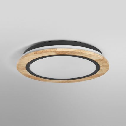 Ledvance - LED Dimmable φωτιστικό οροφής SMART+ ORBIS WOOD LED/24W/230V 2700-6500K δρυς Wi-Fi