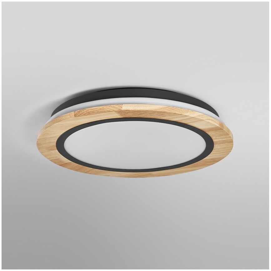 Ledvance - LED Dimmable φωτιστικό οροφής SMART+ ORBIS WOOD LED/24W/230V 2700-6500K δρυς Wi-Fi