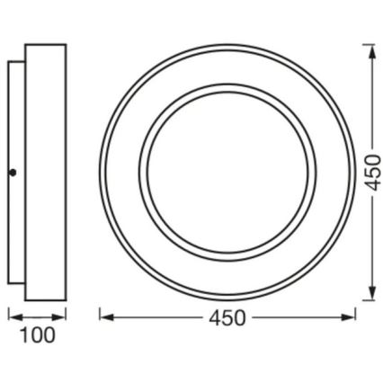 Ledvance-LED Dimmable φωτιστικό οροφής SUN@HOME CIRCULAR LED/18,5W/230V Wi-Fi