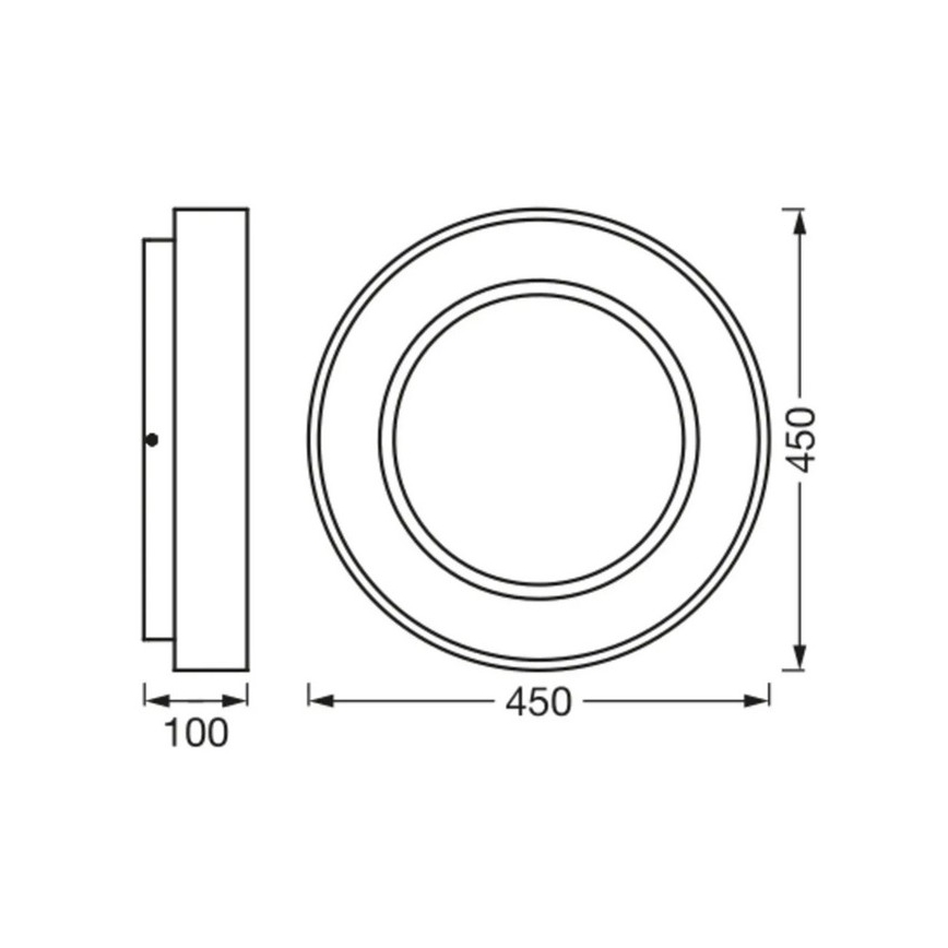 Ledvance-LED Dimmable φωτιστικό οροφής SUN@HOME CIRCULAR LED/18,5W/230V Wi-Fi