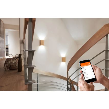 Ledvance - LED Dimmable φωτιστικό τοίχου SMART+ WOOD LED/12W/230V 3000-6500K Wi-Fi