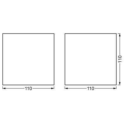 Ledvance - LED Dimmable φωτιστικό τοίχου SMART+ WOOD LED/7W/230V 3000-6500K Wi-Fi