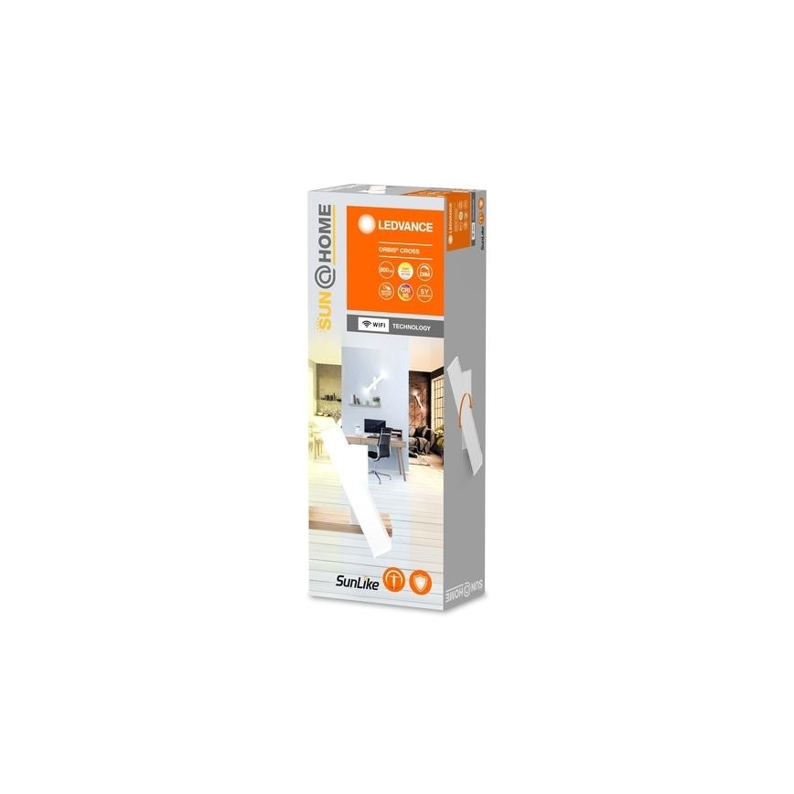 Ledvance - LED Dimmable φωτιστικό τοίχου SUN@HOME CROSS 2xLED/6W/230V Wi-Fi