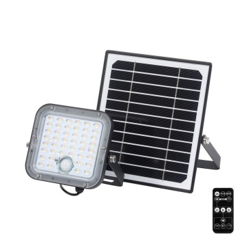 Ledvance - LED Dimming ηλιακός προβολέας με αισθητήρα FLOOD SPLIT LED/10W/7,4V IP65 + τηλεχειριστήριο