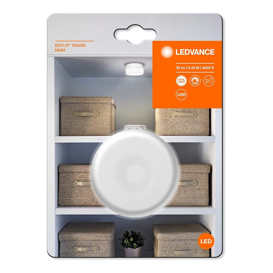 Ledvance - LED Dimming Φωτάκι νυκτός DOT-IT LED/0,45W/5V 500 mAh